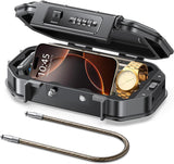Ctoby Portable Travel Safe, 4-Digit Combination, Waterproof