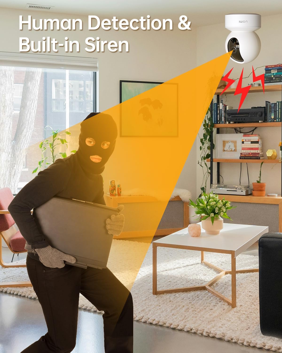 Imou 1080P Indoor Smart Camera, 360° PTZ, Night Vision, Two-Way Talk