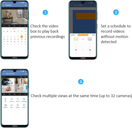 TP-Link Tapo 1080p Resolution Home Security Wi-Fi Camera With Advanced Night Vision| Motion Detection| Two-Way Audio| Sound and Light Alarm| Easy Setup (Tapo C100)