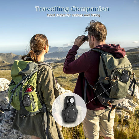 Aputue Kids Tracker Holder, Hidden Protective Case for Trackers, 2 Pack Anti-Detachment Tracker Cover with Magnetic Closure, Perfect for School Bags, Backpacks and Luggage
