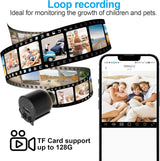 Rettru Mini WiFi Camera 1080P, Concealed, Night Vision, Cloud