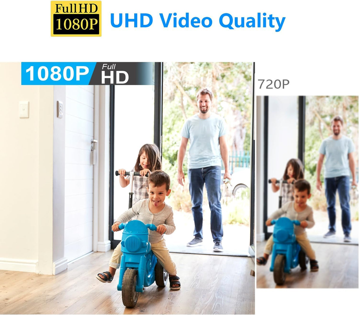 Rettru Mini WiFi Camera 1080P, Concealed, Night Vision, Cloud