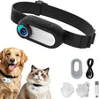 HD 1080P Cat Camera Collar with Video Record Wireless Mini Sport cam,Small Action Cameras,Body Camera for Pet Supplies/Stuff,Outdoor/Inoor Birthday Gift No WiFi