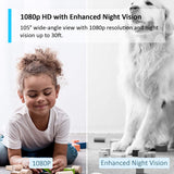 TP-Link Tapo 1080p Resolution Home Security Wi-Fi Camera With Advanced Night Vision| Motion Detection| Two-Way Audio| Sound and Light Alarm| Easy Setup (Tapo C100)