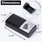 XL Magnetic Key Hider, Outdoor Hidden Storage Compartment for Car Key Fob, Fits Keys for Cars, RVs, Boats, Homes, Airbnb Rentals and Emergencies, Diversion Safe Spare Key Holder