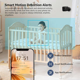 Mini Camera 4K Indoor Security Camera with 3-Day Cloud Storage, App Control & Remote Access, AI Motion Detection, Night Vision, 60-Day Battery, Smart Standby, Compact Design for Home Monitoring