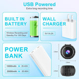 Mini Spy Camera,1080P HD Mini Camera Hidden Security Cam, Wifi Wireless Micro Nanny Cam with Audio and Video, Mini Camera with Night Vision Motion Detection for Outdoor/Indoor