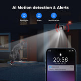 Hiseeu 4MP 3K Solar Wireless Home Security Camera, WiFi, Battery, Outdoor | Powered, Indoor, Smart, Wire-Free, Rechargeable, Easy Setup, CCTV, Remote View, Guard, Motion Alert, App Control, 24/7