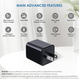 1080P WiFi USB Wall Plug Camera – HD Indoor Security Camera with Motion Detection, Night Vision & Loop Recording – Compact USB-Powered for Home and Office Monitoring