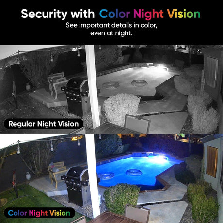 WYZE Cam v4, 2.5K HD WiFi Smart Home Security Camera, Indoor/Outdoor, Pet/Baby Monitor, Motion Activated Spotlight/Siren, Color Night Vision, 2-Way Audio, Works with Alexa & Google, Black, 2 Pack
