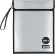 Large Fireproof Document Bag with Waterproof Zipper &Wider Airtight Velcro,15"x 11Non-ltchy Silicone Coated Fiberglass Fire and Water Safe Bag for File, Cash,Jewelry and Valuables