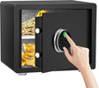 HSGCJS Biometric Fingerprint Safe, Home Safe Box with full Digital Keypad,Security Safe For Home,Office and Hotel-1.2 Cubic Feet