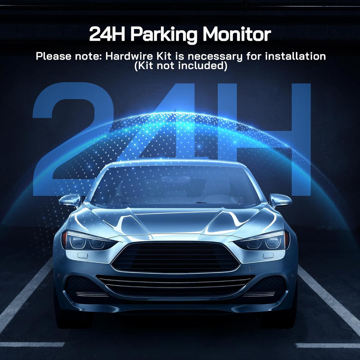 WOLFANG Dash Cam Front, 1440P Mini WiFi DashCam for Cars, 2’’ IPS Car Camera with SD Card, Dash Cam with Parking Monitor, Night Vision, WDR, 170° Wide Angle, G-Sensor, Loop Recording, APP Control