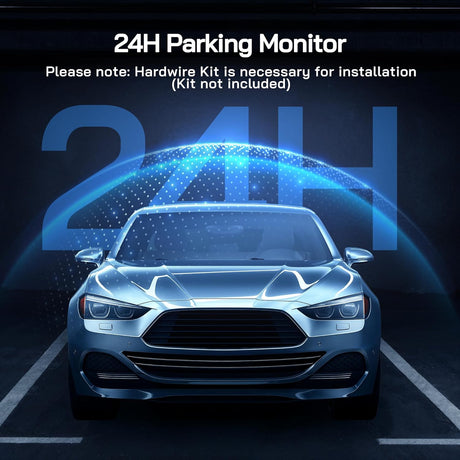 WOLFANG Dash Cam Front, 1440P Mini WiFi DashCam for Cars, 2’’ IPS Car Camera with SD Card, Dash Cam with Parking Monitor, Night Vision, WDR, 170° Wide Angle, G-Sensor, Loop Recording, APP Control