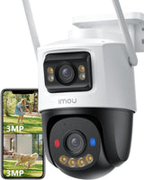 Imou Dual-Lens 6MP Outdoor PTZ Camera, AI Detection, WiFi6