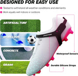 Playermaker 2.0 Smart Soccer Tracker for Cleats, 25+ Technical & Physical Soccer Training Metrics, 12 Month Access to Playermaker Technology App, Next-Level Precision Beyond GPS Trackers, Medium