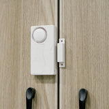 Mengshen Door and Window Alarm, Anti-Theft Burglar Wireless Alarm with Remote Control for Home Security, Easy to Install, 105db (Includes 2 Alarm and 1 Remote Control)