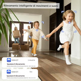 KAWA Baby Monitor, 2K Indoor Security Camera, 2.4G WiFi 360 IP Cameras for Home Security, Pet Camera, 2-Way Audio, Night Vision, Motion Detection, Cloud/TF Card Storage, Works with Alexa, A7