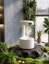 Air Humidifier Home Ultrasonic USB Mini Humidifier with Anti-Gravity Water Drops Light Effects
