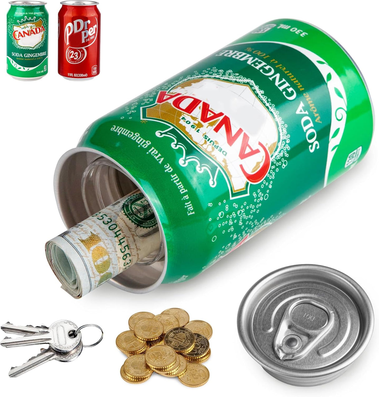 BARGIFTS Fake Dr Pepper Can Diversion Stash Safe
