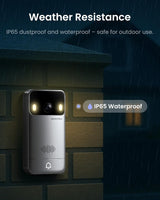 SwitchBot Video Doorbell Camera Wireless with Monitor, No Subscription, 4.3 Inch Screen, Battery Powered, Head-to-Toe View, 2K FHD, 2-Way Audio, Motion Detection, Works with Alexa/Goole/Home Assistant