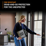 SentrySafe Fire and Water Resistant Bag with Zipper for Documents