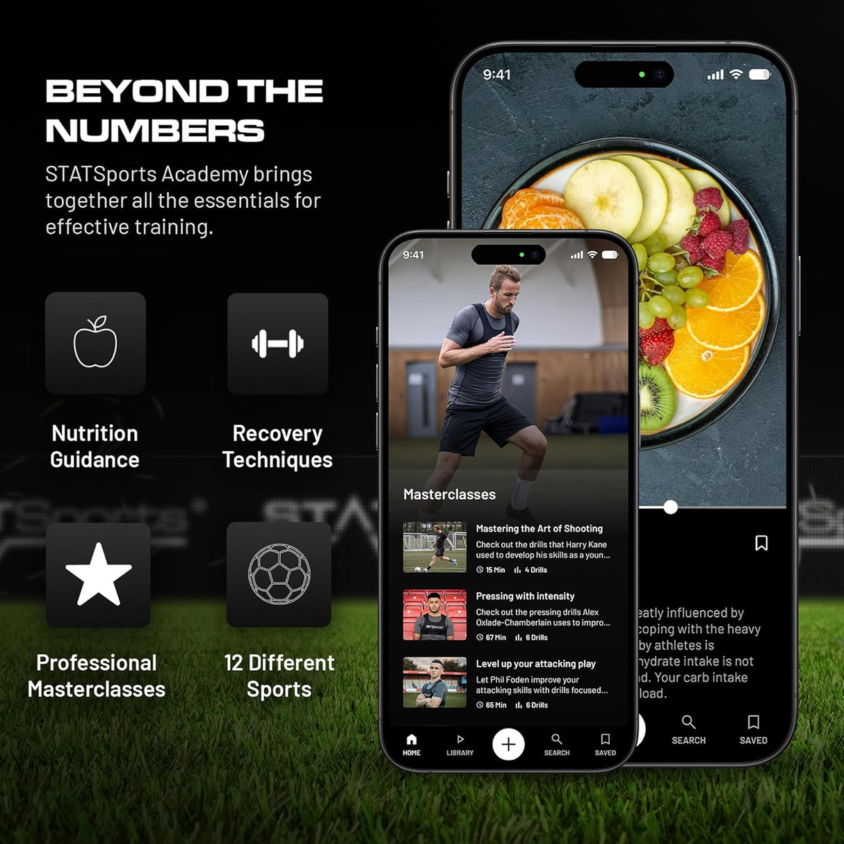 STATSports Academy Football GPS Tracker Vest – Pro-level Football Tracker with All-In-One App for Coaching, Training and Nutrition – Tracks 24 Metrics – GPS Vest Used by Pro Players, Adult S