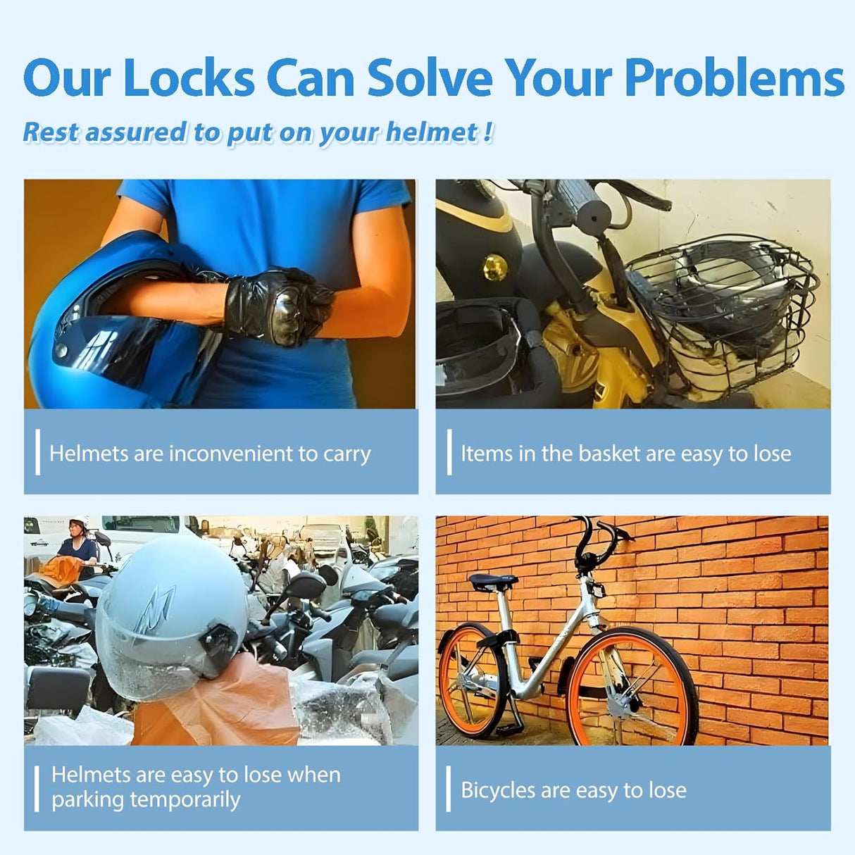4-Digit Combination Padlock with Flexible Cable, Mini Heifer-Shaped Lock for Luggage, Suitcase, Laptop, Bike, Stroller, Toolbox, Locker, Safety Pad Lock for Travel Security