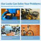 4-Digit Combination Padlock with Flexible Cable, Mini Heifer-Shaped Lock for Luggage, Suitcase, Laptop, Bike, Stroller, Toolbox, Locker, Safety Pad Lock for Travel Security