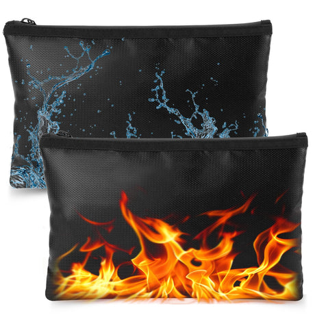 Erzekrim Pack of 3 Fireproof Waterproof Safe Bag Fireproof Battery Bag Fireproof Document Bag Case Container Lipo Safety Guard Explosion-proof Battery Explosion Proof (Pack of 3)