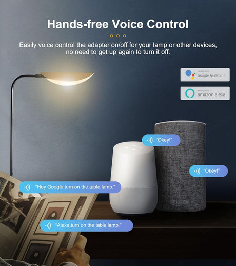 UanTii Smart Adapter Tuya Wifi USB Adapter Timing Schedule Adapter Smart Plug Woks with Smart Life App,Woks with Alexa and Google Home (1 gang)