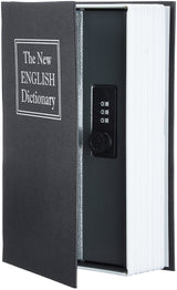 Amazon Basics Book Safe- Key Lock- Large, Blue