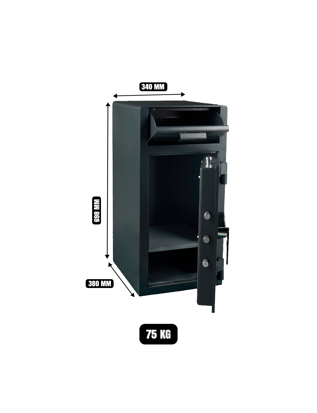 CHUBBSAFES OMEGA Deposit Safe Size 2 M-50 Electronic Lock