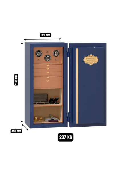 Chubbsafes 1835 Special Edition Safe T2 Blue Luxury Security Safe