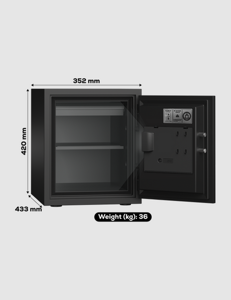 Firebox 1250mbk Fireproof Safe