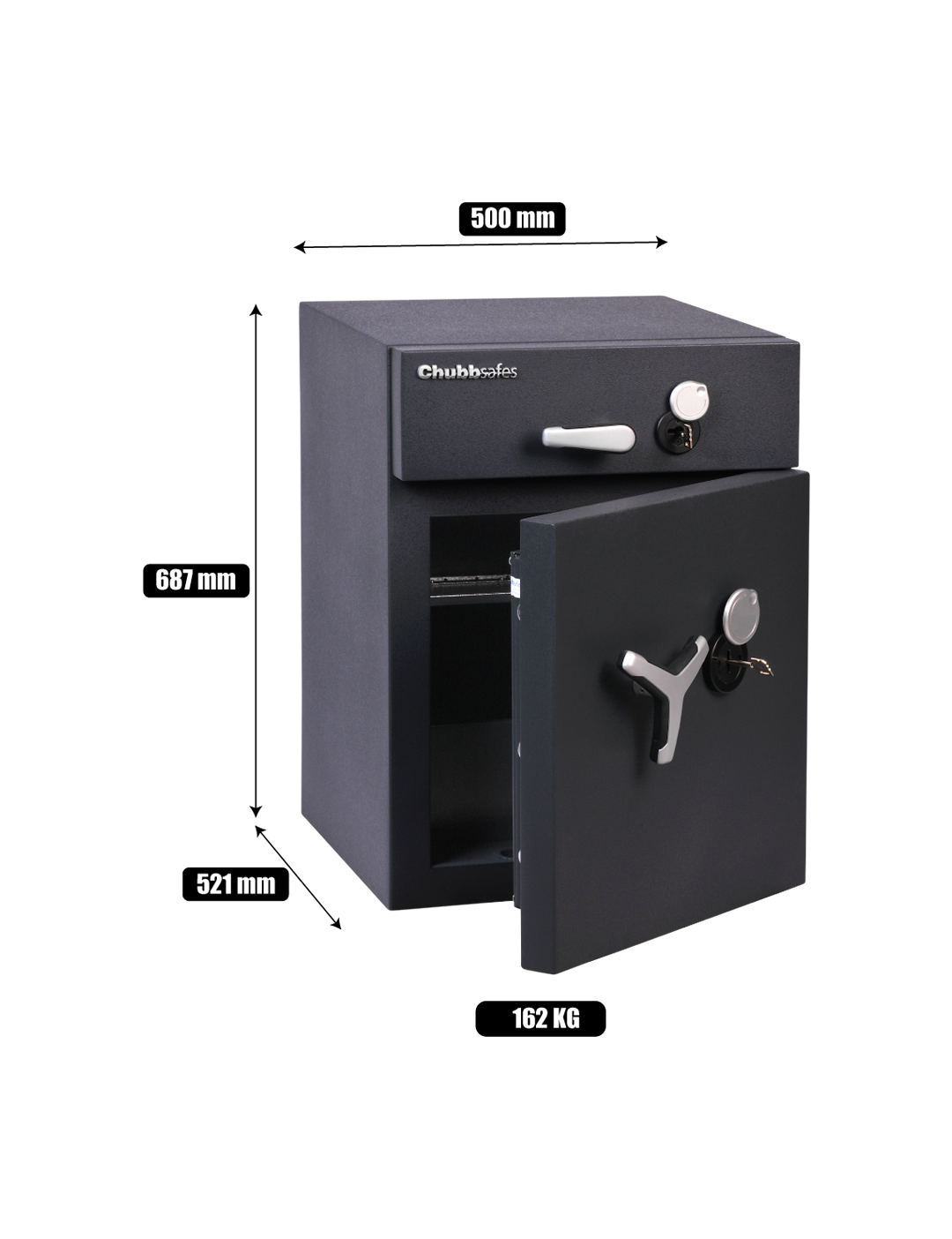 Chubbsafes ProGuard DT Deposit Safe Grade D1 M-45