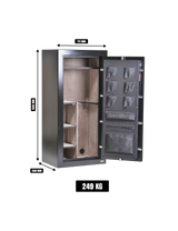 Format Gun Safe DL19 – 60 Min Fire Rated, S&G Electronic Lock, Black