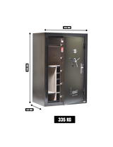 Format Gun Safe DL34 – 60 Min Fire Rated, S&G Electronic Lock, Black