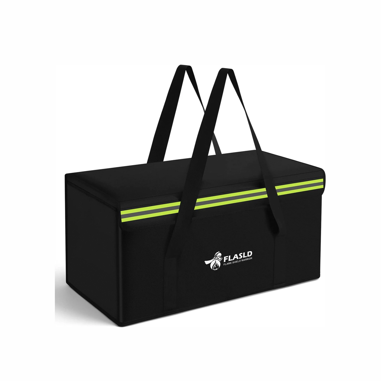 FLASLD Fireproof Document & Money Bags, Large Fireproof & Water Resistant Bag, Fireproof Folder Safe Bag for Cash, Valuables & Passport, with Silicone Coating & Zipper Closure (Storage Bag-24x12x12”)