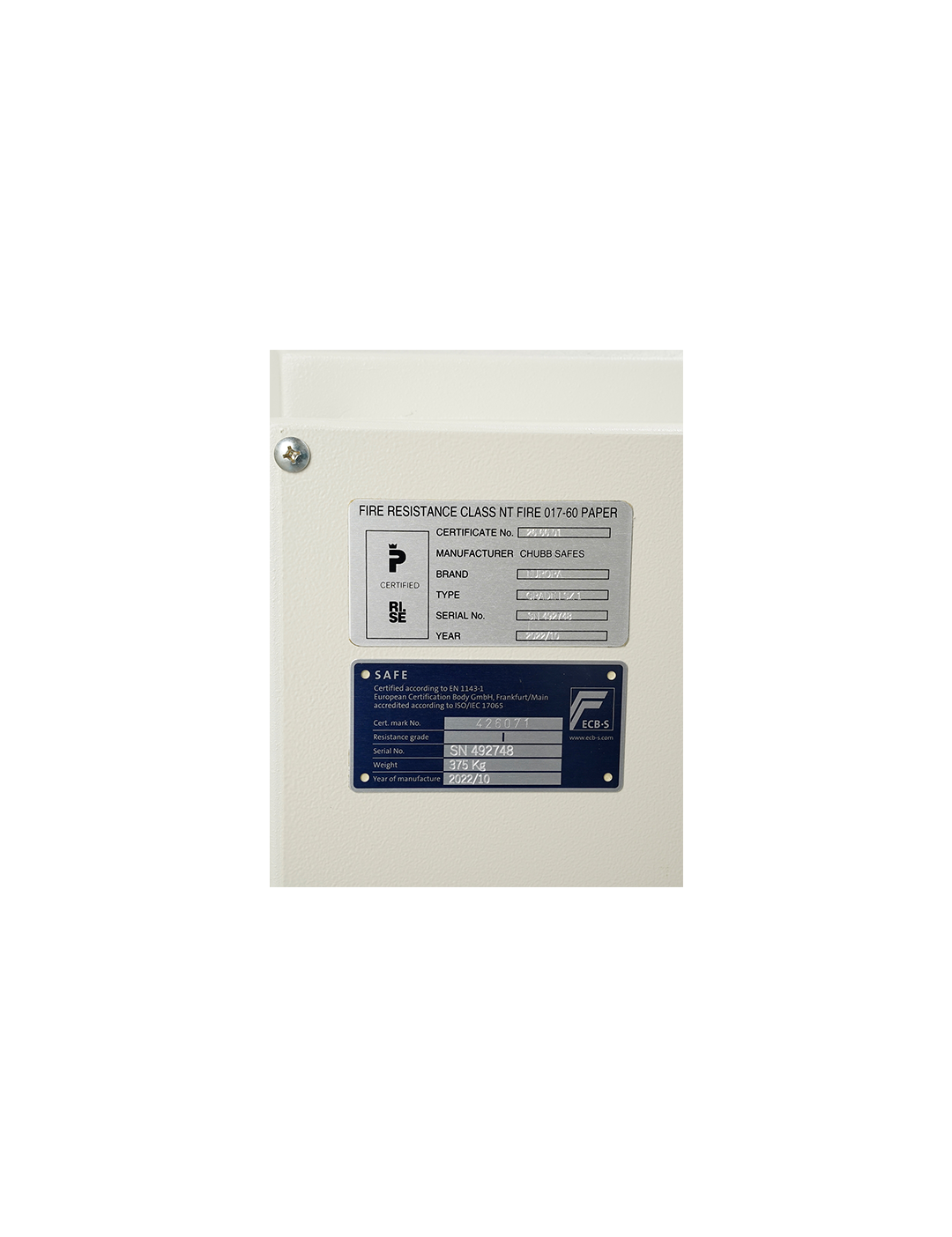 Chubbsafes Europa Safe Grade