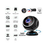 Mini Hidden Camera 1080P Full HD Hidden Camera Portable Small Nanny Cam with Night Vision and Motion Detection - Built-in Battery - Covert Security Camera for Home/Office/Indoor/Outdoor