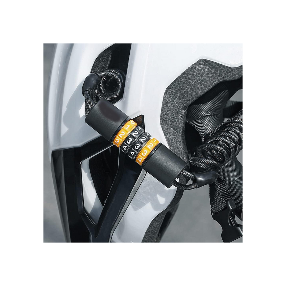 Bicycle Heavy-Duty Lock, Azonee 1.5m Steel Cable