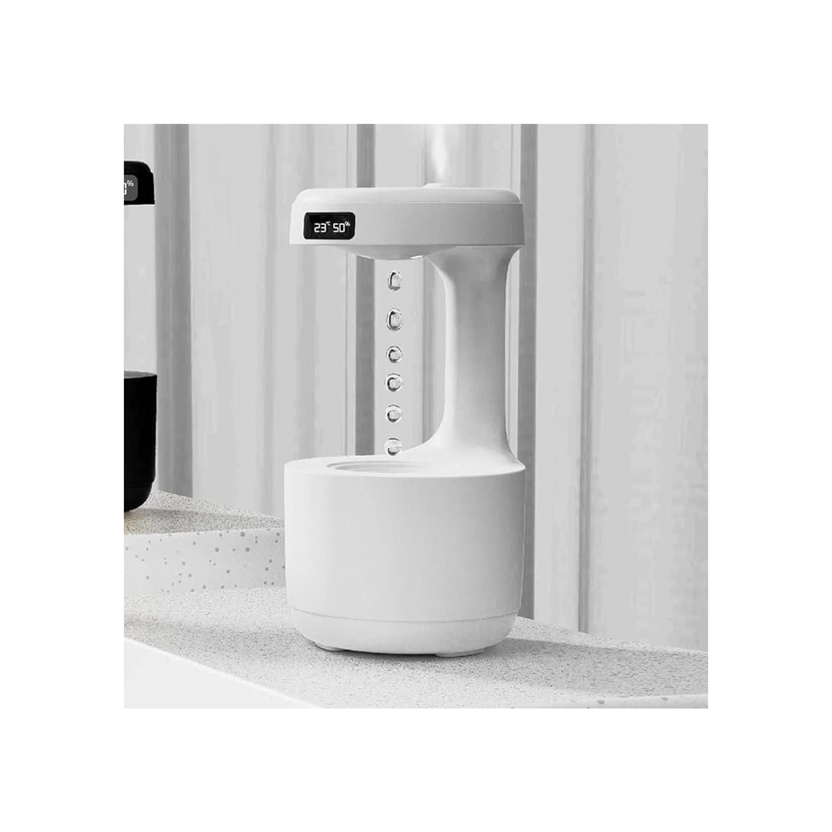 Air Humidifier Home Ultrasonic USB Mini Humidifier with Anti-Gravity Water Drops Light Effects