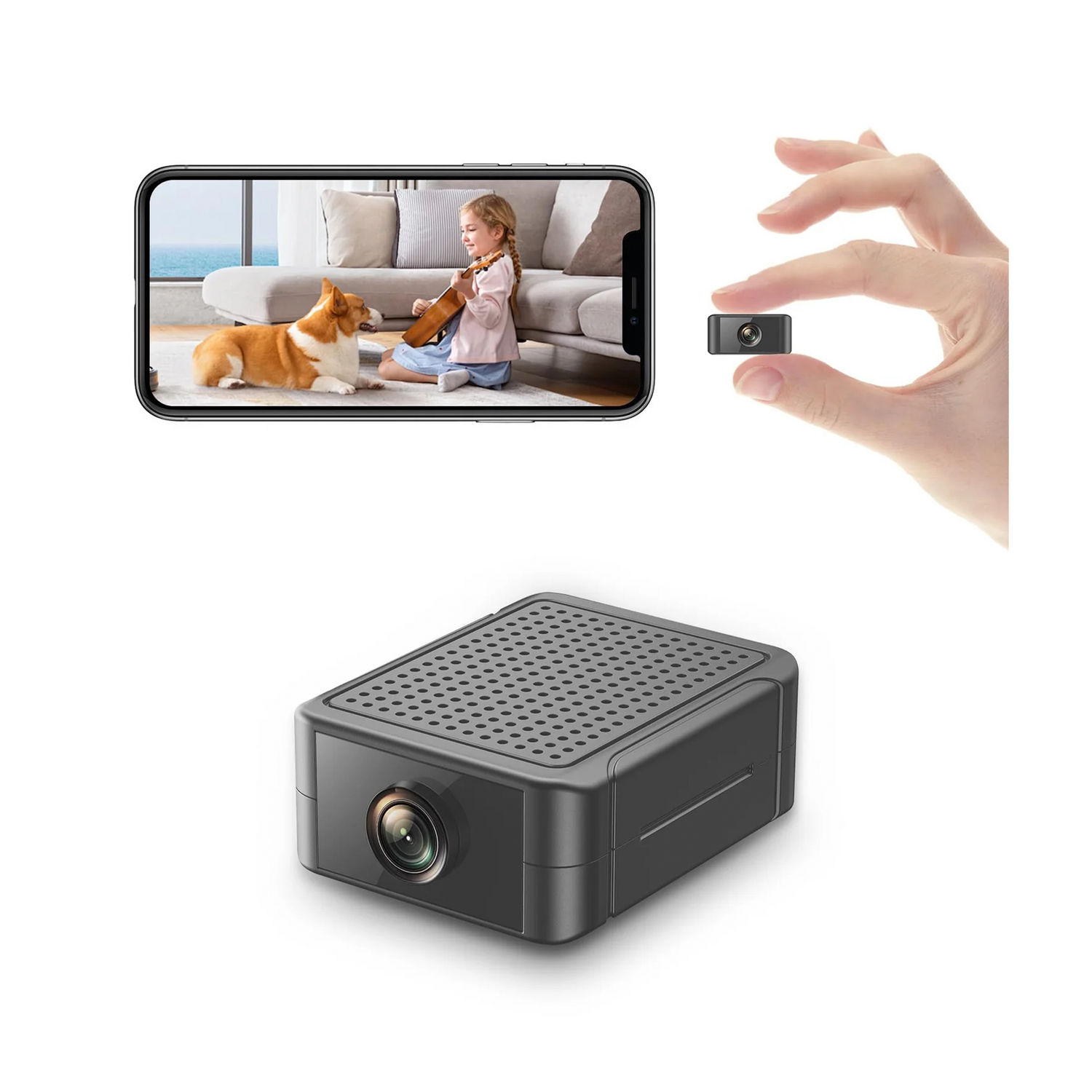 Mini Camera for Home 4K HD Indoor