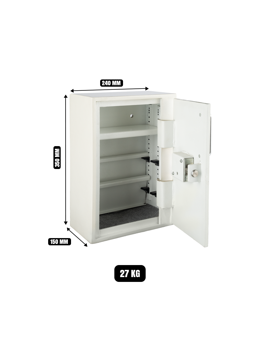 Power Security: Chubbsafes DC1 Drug Cabinet with 3 Shelves