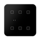 ELKO EP RFSW-262/B Glass Touch Controller, 6-Button, Black Round