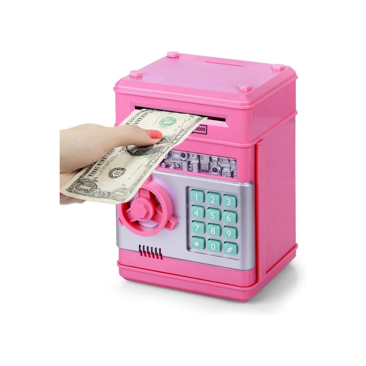 Refasy Electronic ATM Piggy Bank for Kids, Coin Safe Toy