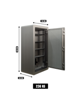 Format Safe DS17-F (SC1500) – 45 Min Fire Rated, Fingerprint Lock, Grey