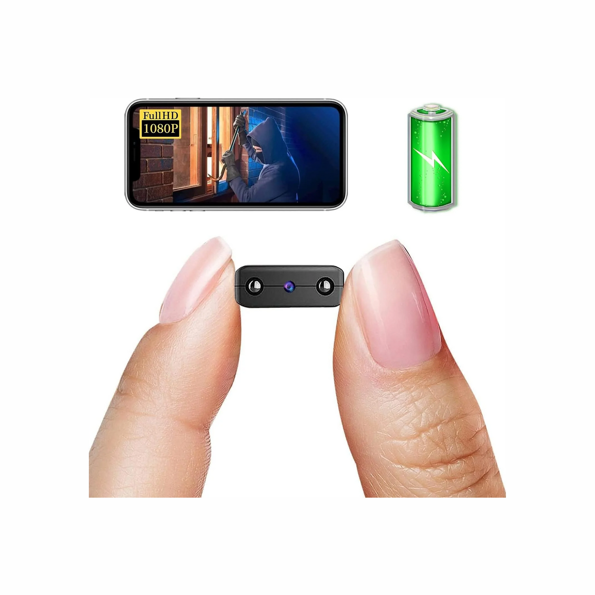 Smallest Wireless Hidden Camera,HD1080P