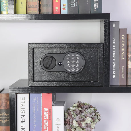 Steel Safe: Aliame Electronic Safe with LED Light Security